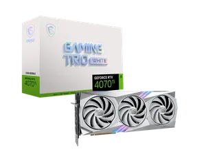 GeForce RTX 4070 Ti GAMING TRIO WHITE 12G